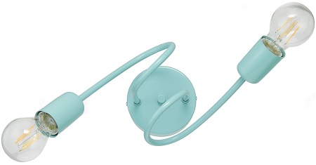 loft 2 kinkiet pastel turkus