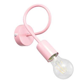 Kinkiet róż loft pastel Kinkiet róż loft pastel